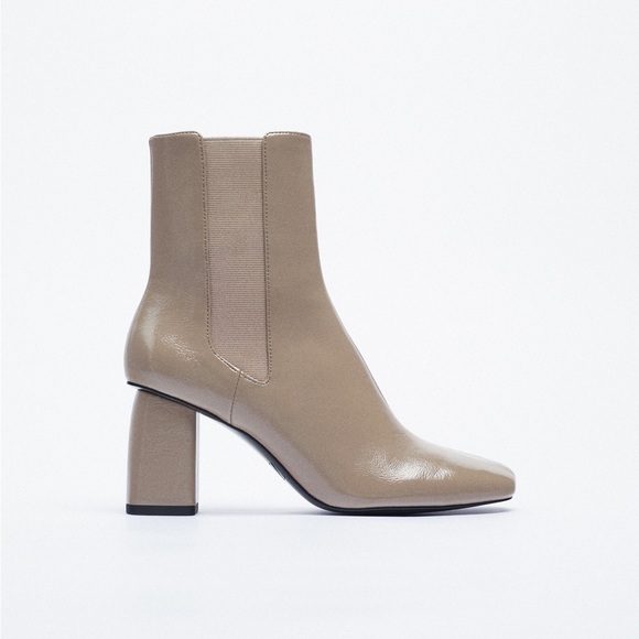 ZARA Heeled Booties size 6.5 - Picture 2 of 14